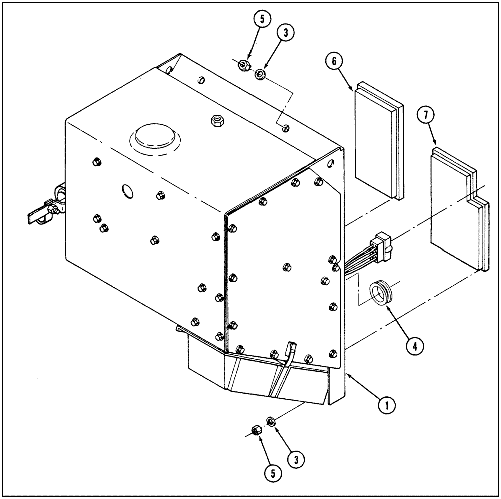 Схема запчастей Case IH 9260 - (9-093A) - CAB AIR CONDITIONING AND HEATER MODULE, P.I.N. JEE0031850 AND AFTER (09) - CHASSIS/ATTACHMENTS