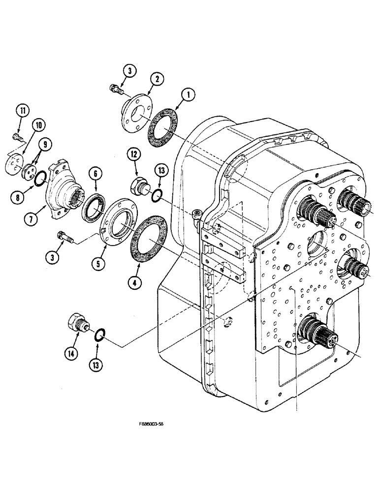 Схема запчастей Case IH STEIGER - (6-06) - TRANSMISSION (06) - POWER TRAIN