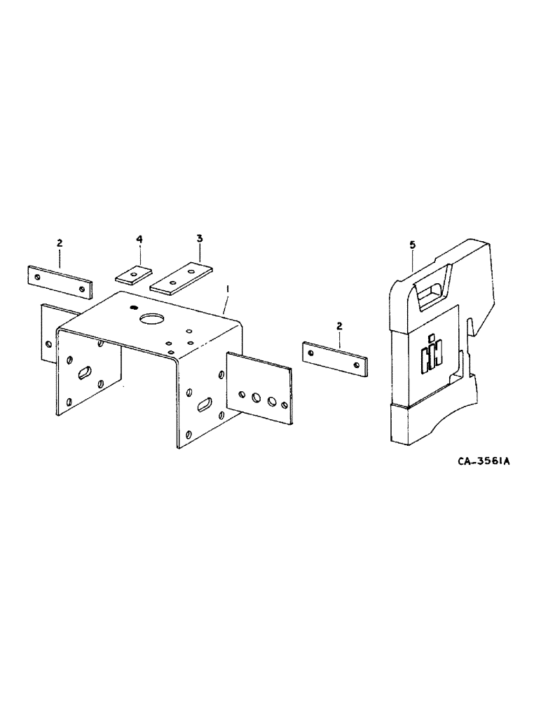 Схема запчастей Case IH 915 - (14-5) - SUSPENSION, STEERING AXLE SUPPORT COUNTER WEIGHTS Suspension