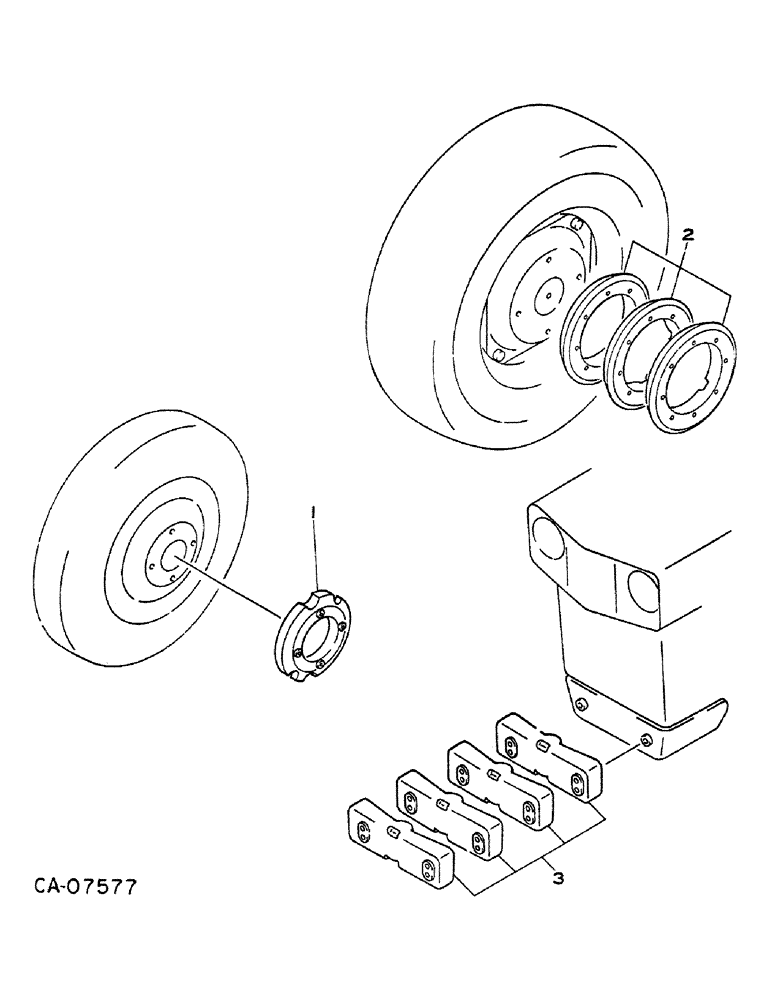 Схема запчастей Case IH 274 - (02-02) - MISCELLANEOUS, WEIGHTS Accessories & Attachments / Miscellaneous