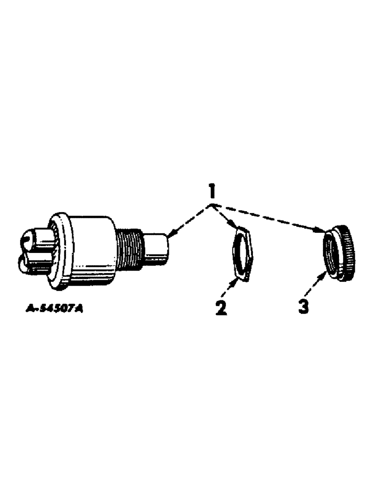 Схема запчастей Case IH 460 - (073[A]) - ELECTRICAL SYSTEM, HORN SWITCH OR GLOW PLUG (06) - ELECTRICAL SYSTEMS