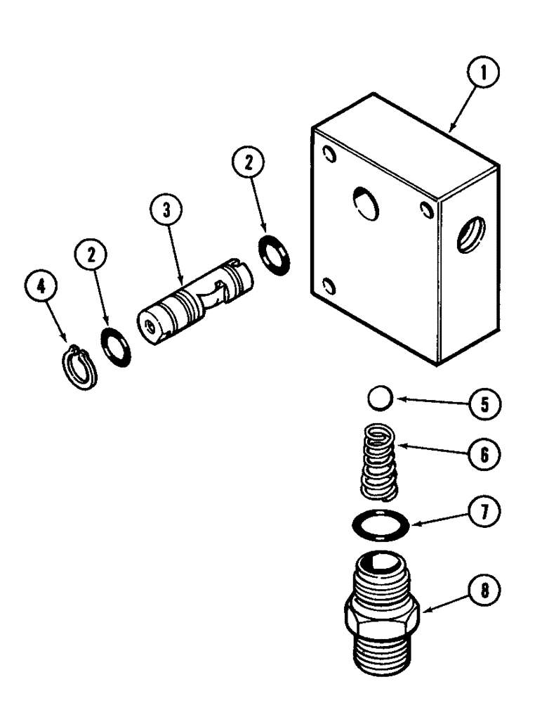 Схема запчастей Case IH 16 - (10) - SPEED CONTROL VALVE 