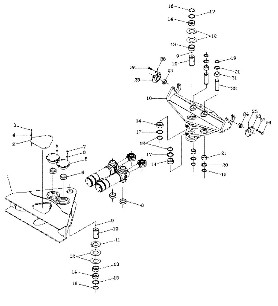 Схема запчастей Case IH 7700 - (A08[01]) - ELEVATOR SLEW MECHANISM Mainframe & Functioning Components