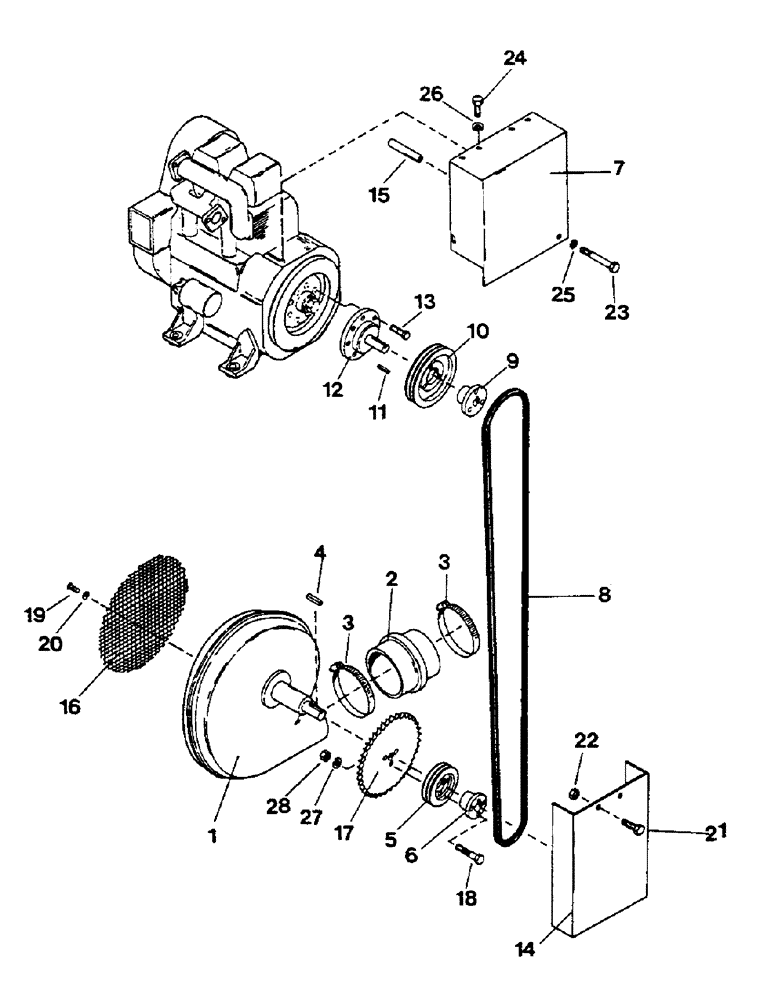 Схема запчастей Case IH AS1002 - (50) - BLOWER MOUNTING GROUP, MODEL AS1502 (77) - SEEDING/PLANTING