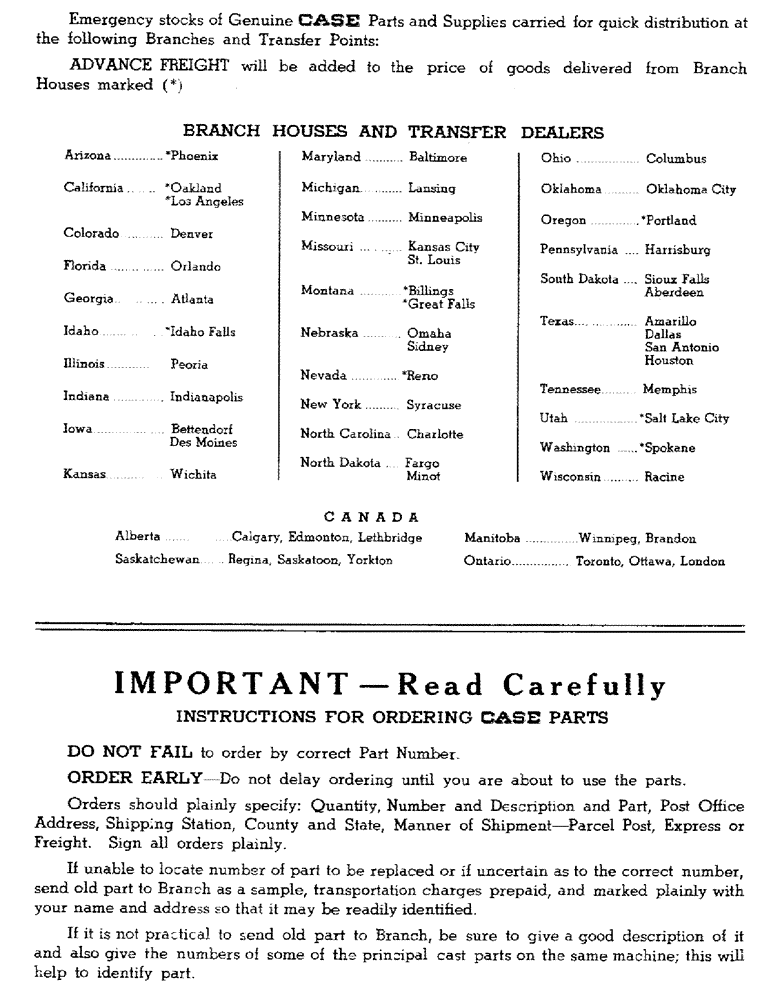 Схема запчастей Case IH WP - (02) - SELL GENUINE CASE PARTS 