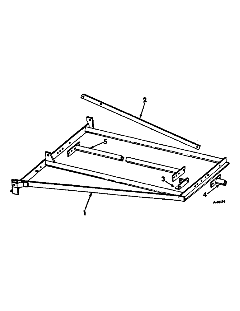 Схема запчастей Case IH 340 - (X-06) - FRAME ASSY, WING 