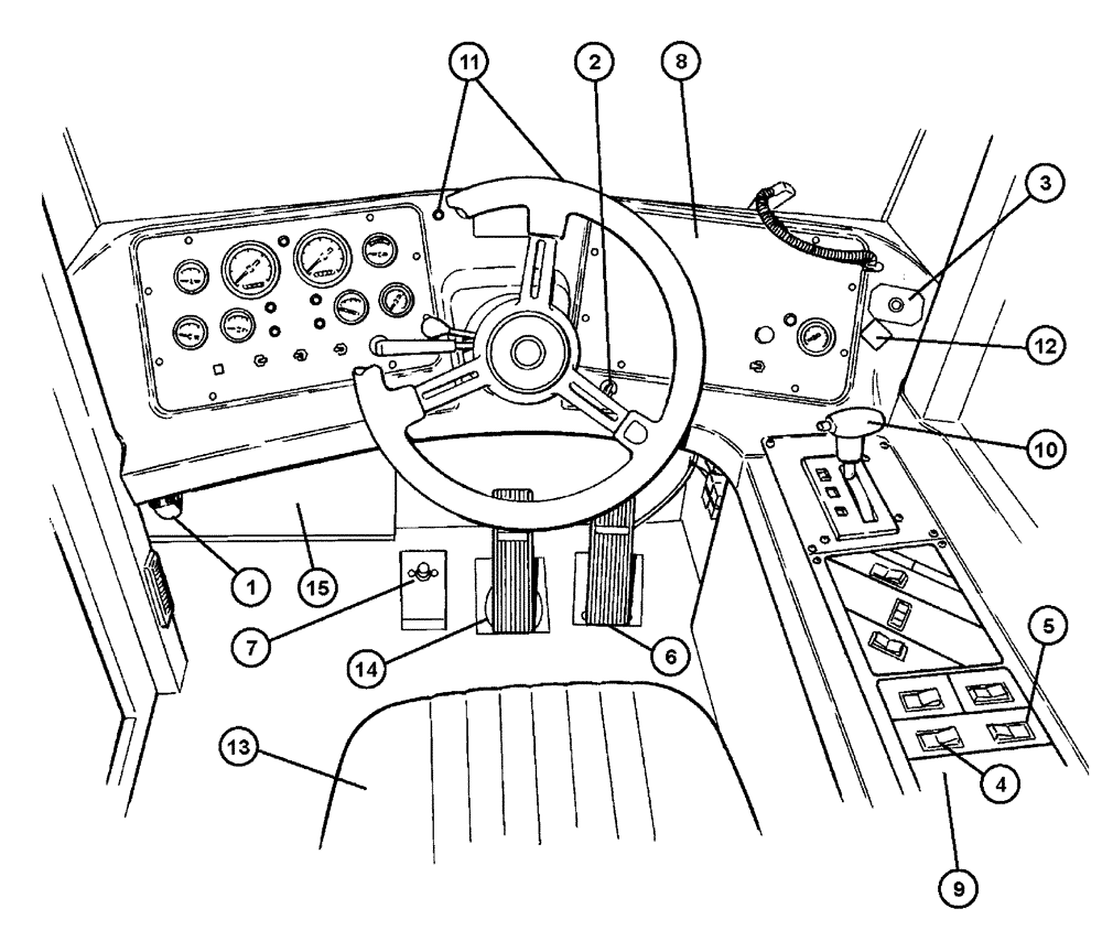 Схема запчастей Case IH FLX3300B - (01-002) - CAB ELECTRICAL GROUP (10) - CAB