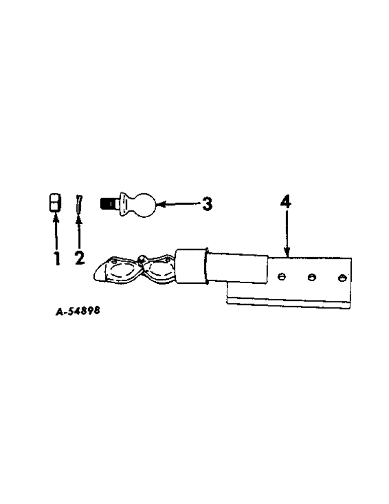 Схема запчастей Case IH VARIOUS - (B-080) - BALL AND SCOKET ATTACHMENT, GRAPHICS 