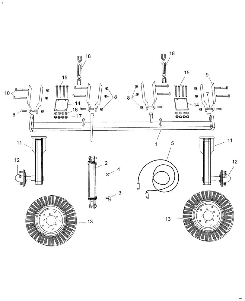 Схема запчастей Case IH 717721446 - (004.02) - AXLE 