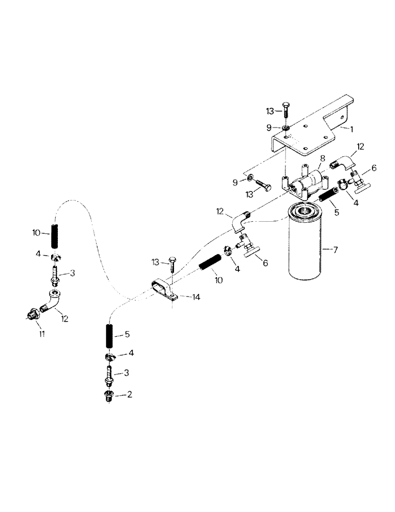 Схема запчастей Case IH CM325 - (04-09) - WATER FILTER AND MOUNTING, CAT 3406 ENGINE (04) - Drive Train