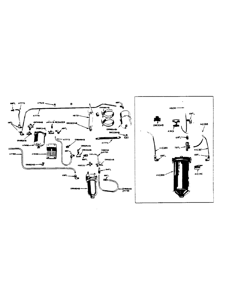 Схема запчастей Case IH 400-SERIES - (068) - POWRCEL DIESEL ENGINE, FUEL FILTERS AND TUBES, FIRST STAGE, SECOND STAGE AND FINAL STAGE (02) - ENGINE