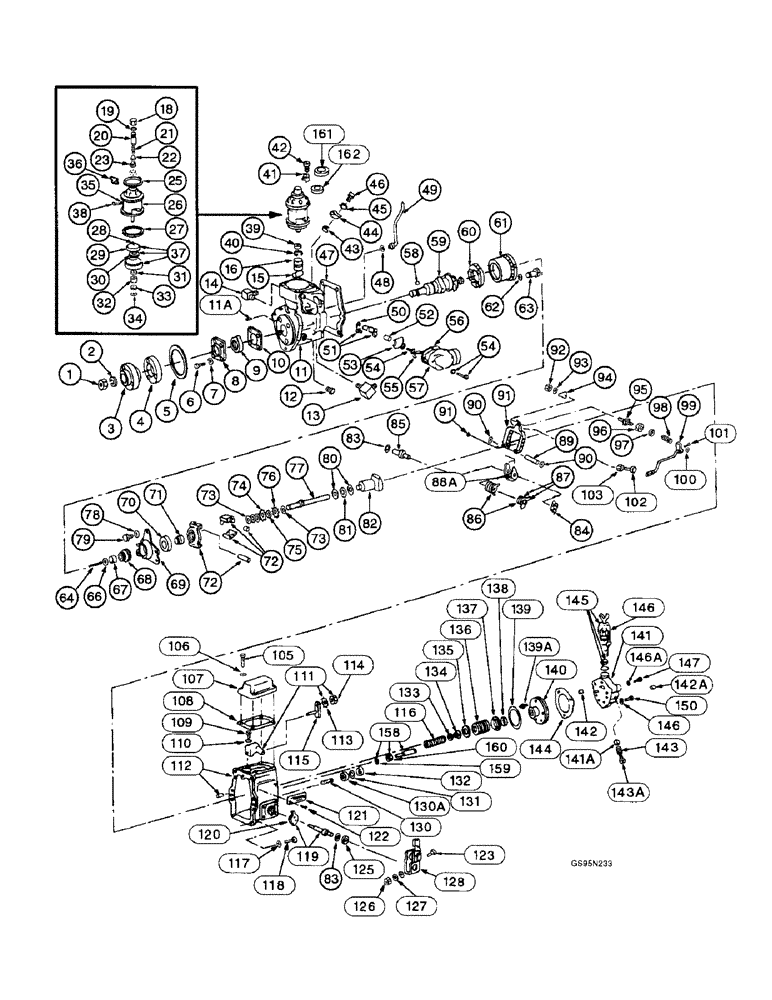 Схема запчастей Case IH D-312 - (9A-20) - FUEL INJECTION PUMP 