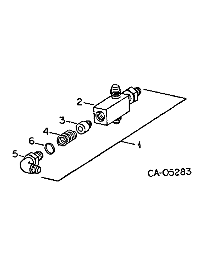 Схема запчастей Case IH 6788 - (04-06) - BRAKES, BRAKE CHECK VALVE (5.1) - BRAKES