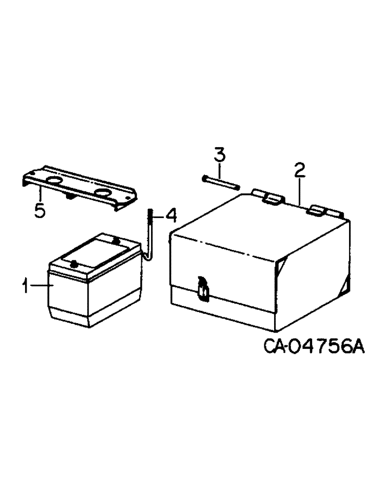 Схема запчастей Case IH 4568 - (08-03) - ELECTRICAL, BATTERY AND MOUNTING, 4568 TRACTORS (06) - ELECTRICAL