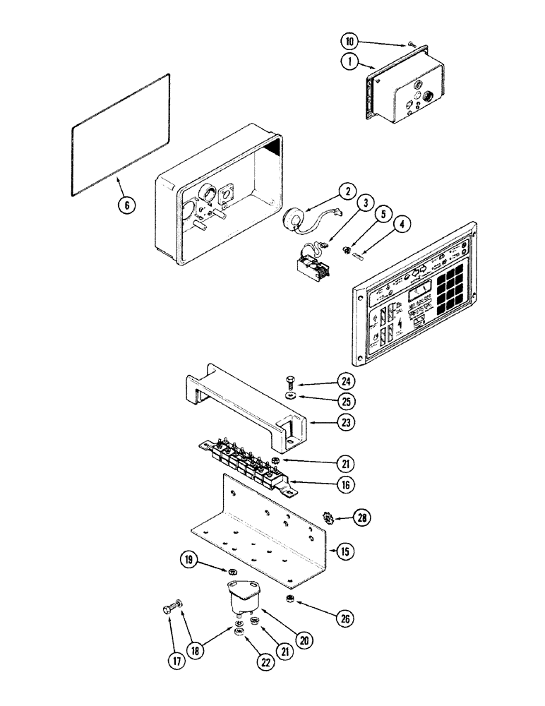 Схема запчастей Case IH 4694 - (4-082) - INSTRUMENT CLUSTER (04) - ELECTRICAL SYSTEMS