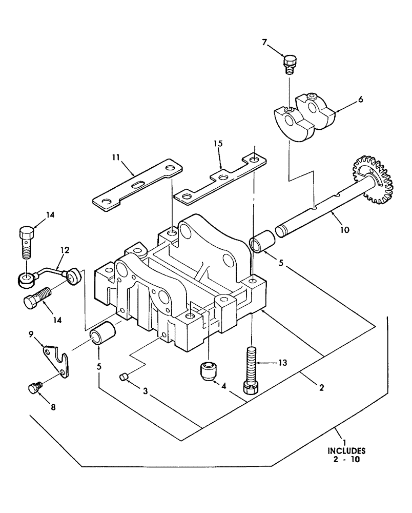 Схема запчастей Case IH FARMALL 50 - (01.12) - BALANCER (01) - ENGINE