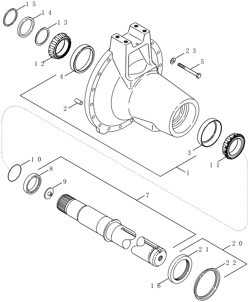 Схема запчастей Case IH MAGNUM 255 - (06-31) - REAR AXLE - 4 X 98 INCH (06) - POWER TRAIN