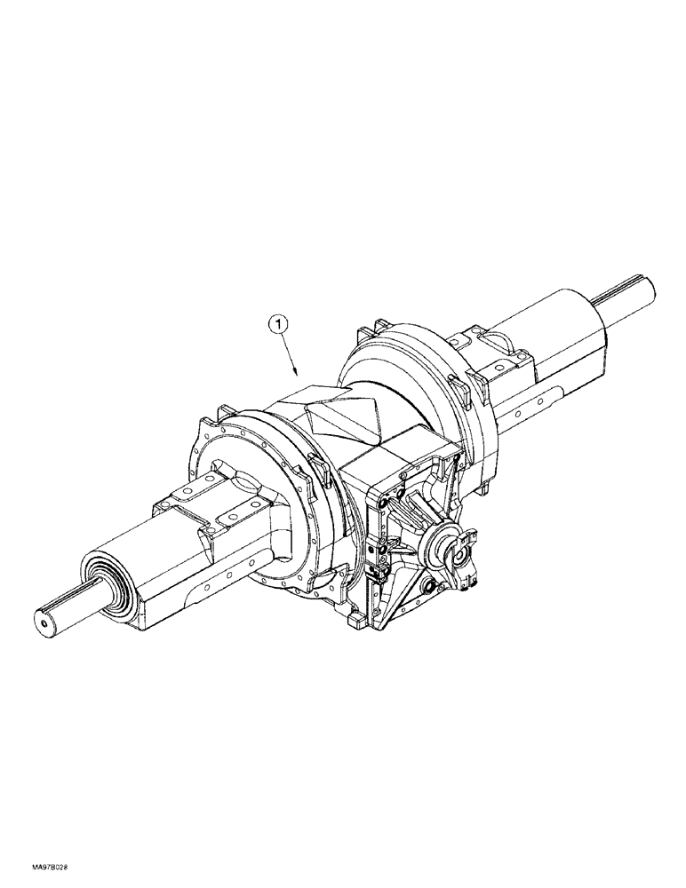 Схема запчастей Case IH 9380 QUADTRAC - (6-082) - AXLE (06) - POWER TRAIN