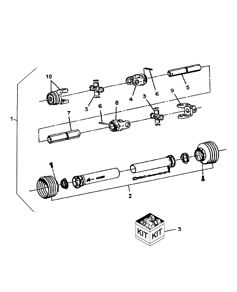 Схема запчастей Case IH BS151 - (212) - DRIVELINE - REAR MOUNT 