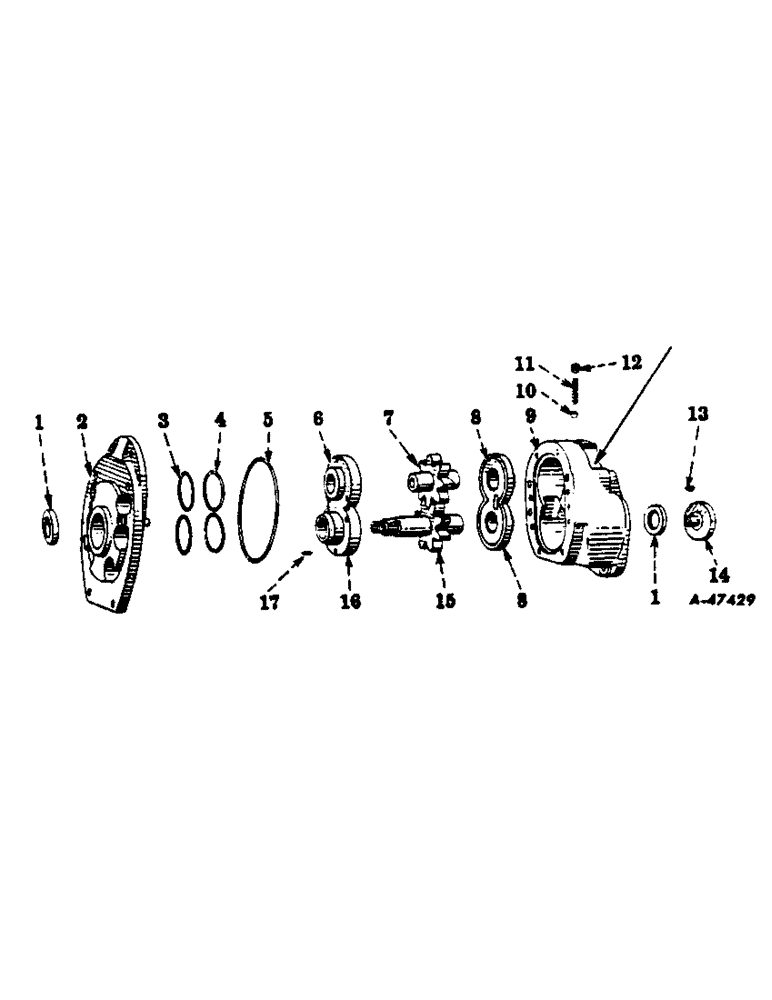 Схема запчастей Case IH 350 - (283) - HYDRAULIC SYSTEM, HYDRAULIC PUMP, PESCO, FOR TRACTORS WITH HYDRA-TOUCH SYSTEM (07) - HYDRAULIC SYSTEM