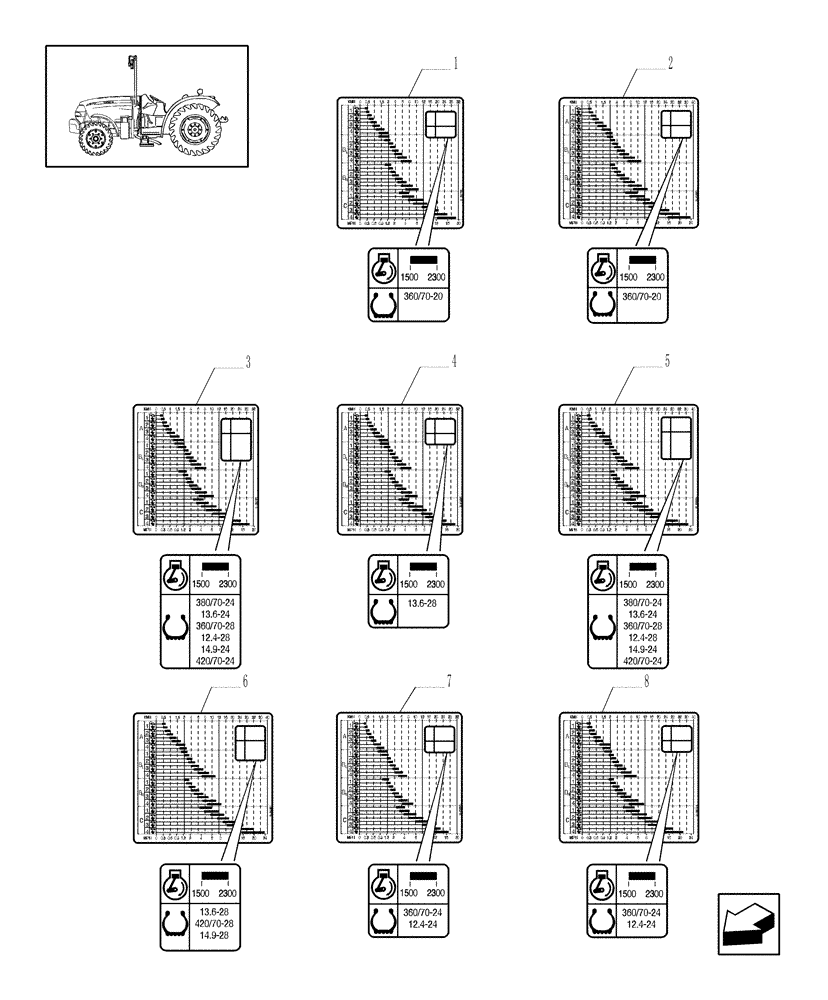 Схема запчастей Case IH JX1070N - (1.98.0/05[02]) - (VAR.271) HI-LO - DECALS (13) - DECALS