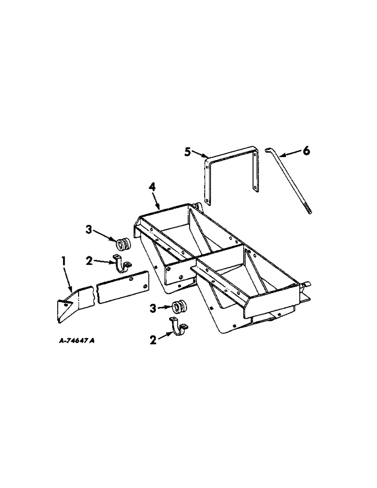 Схема запчастей Case IH 37 - (B-56) - TWO COIL WIRE CONTAINER, FOR WIRE BALERS, WHEN ORDERED 