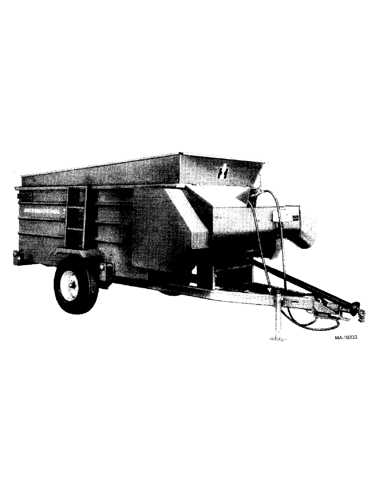 Схема запчастей Case IH 200 - (E-01) - 200 RATION RITE TRAILING SILAGE MIXER 