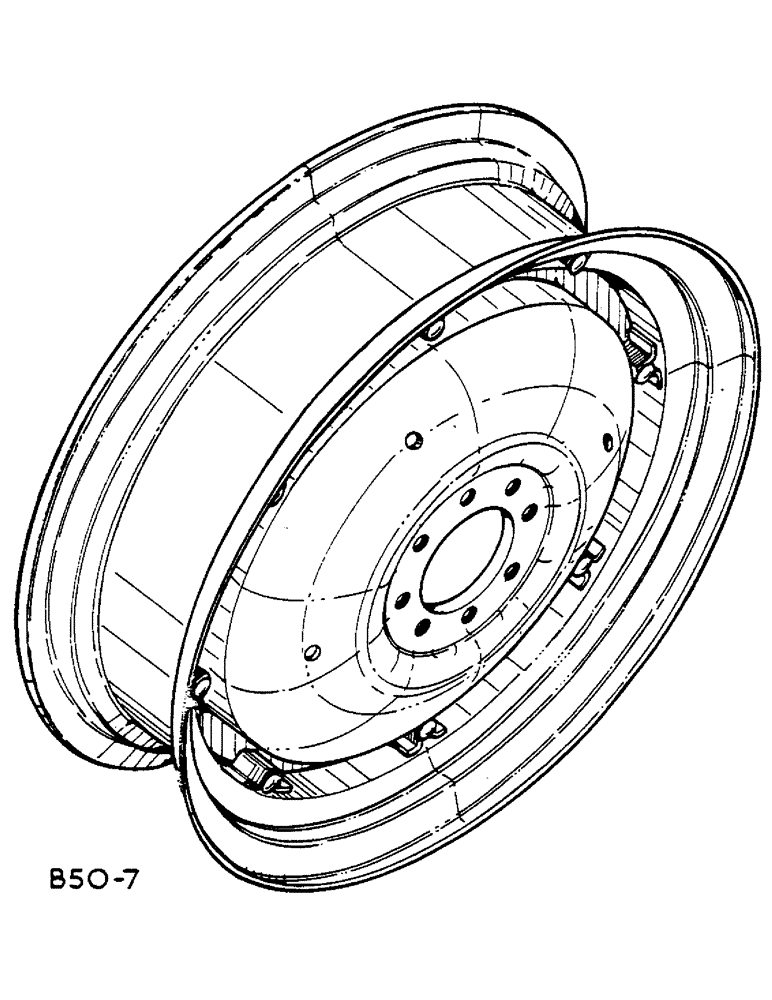 Схема запчастей Case IH 268 - (15-004) - REAR WHEELS Wheels & Traction