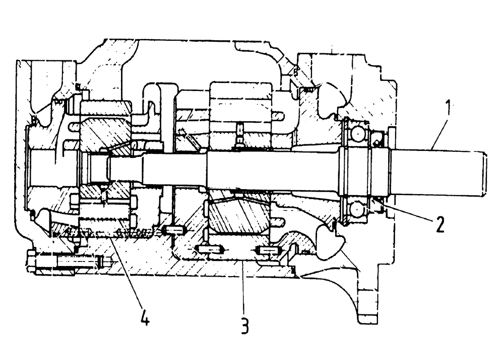 Схема запчастей Case IH 7700 - (B04[06]) - HYDRAULIC PUMP DENISON {LOWER} Hydraulic Components & Circuits