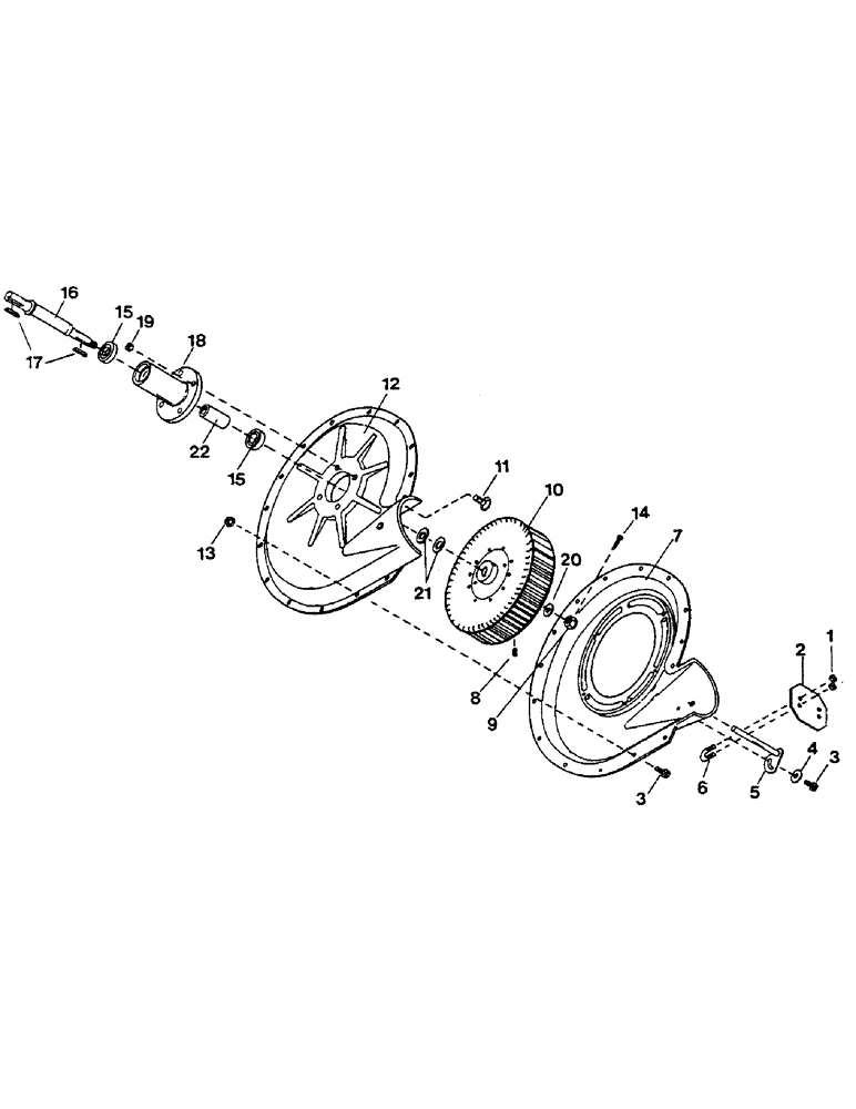 Схема запчастей Case IH AS1002 - (39) - BLOWER PARTS (77) - SEEDING/PLANTING