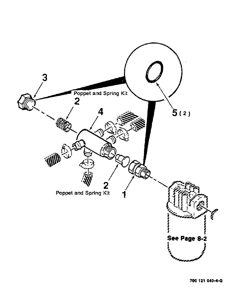 Схема запчастей Case IH 8825HP - (08-34) - MANIFOLD BYPASS ASSEMBLY (08) - HYDRAULICS