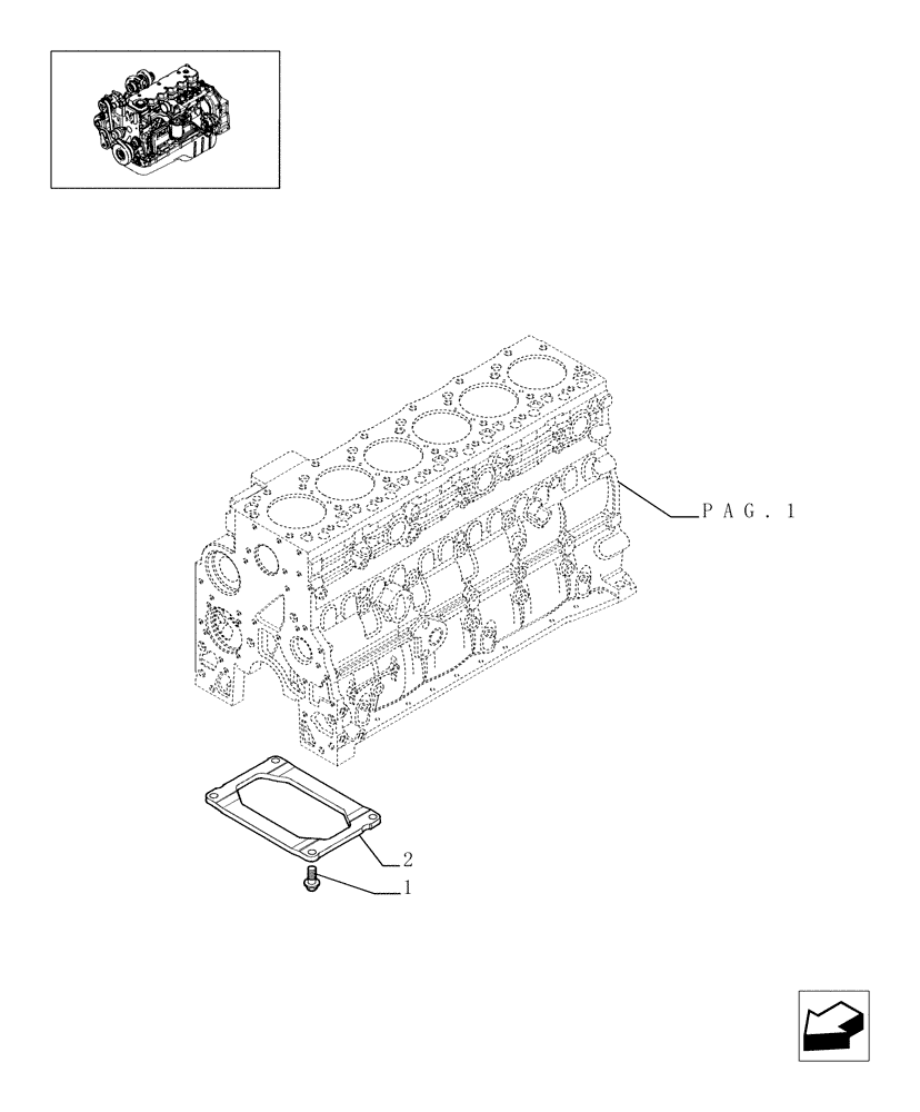 Схема запчастей Case IH F4HE9684J J102 - (0.04.0[02]) - CRANKCASE (504080074) 