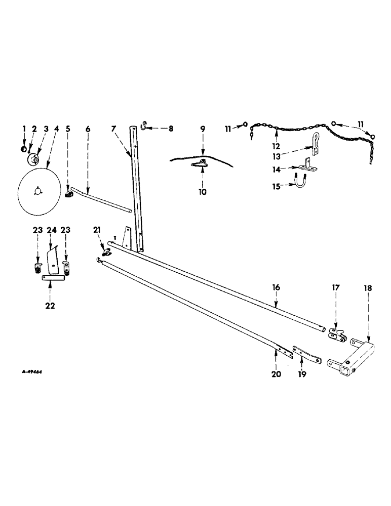 Схема запчастей Case IH 188 - (C-50) - MARKER, FOUR ROW 