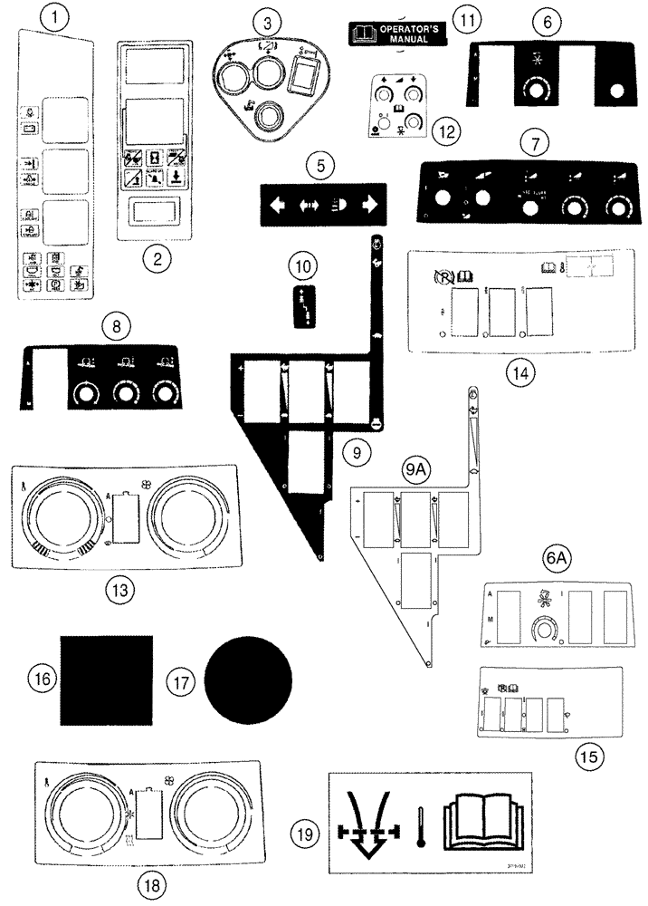 Схема запчастей Case IH 2377 - (09H-23) - DECALS - CAB (12) - CHASSIS