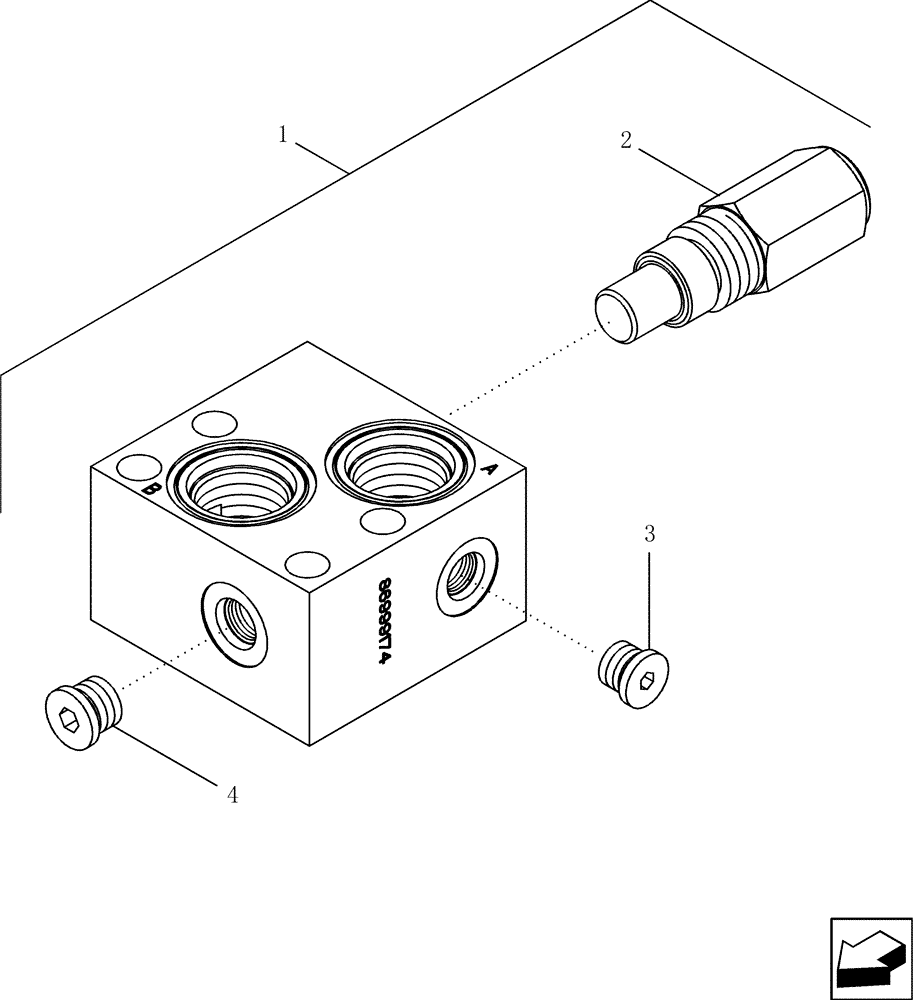 Схема запчастей Case IH 6130 - (35.410.07) - VALVE ASSEMBLY - STATIONARY SCREEN BYPASS (35) - HYDRAULIC SYSTEMS