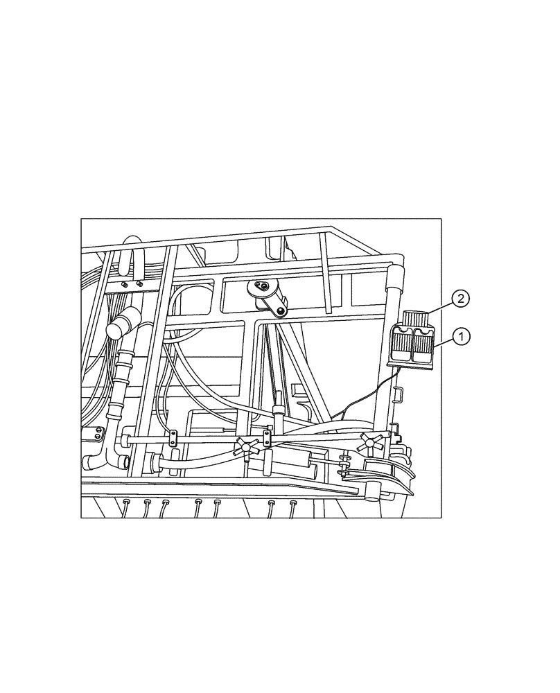 Схема запчастей Case IH SPX4410 - (12-017) - TAILLIGHT GROUP (06) - ELECTRICAL