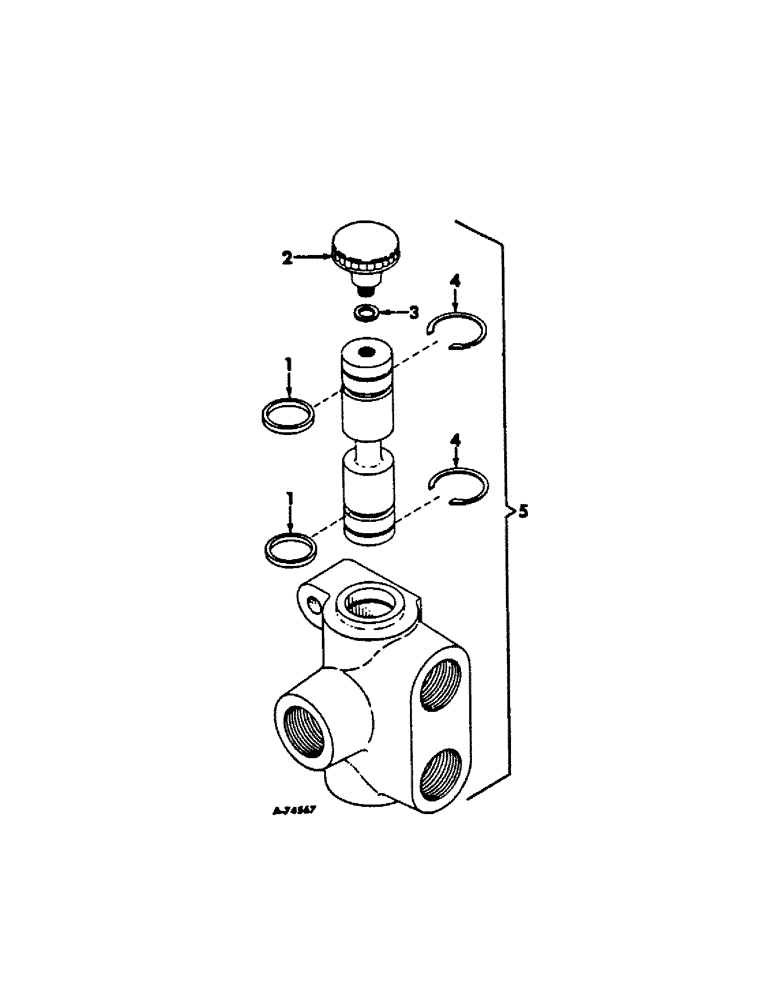 Схема запчастей Case IH 185 - (10-14[1]) - HYDRAULICS, SELECTOR VALVE (07) - HYDRAULICS