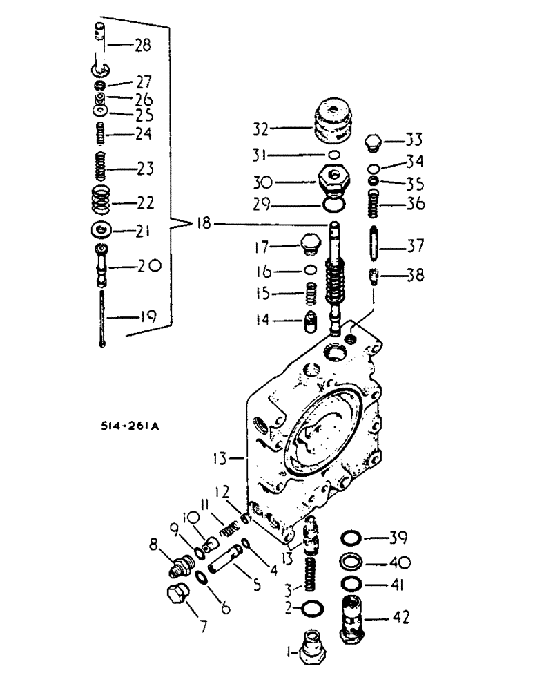 Схема запчастей Case IH 584 - (10-16) - MULTIPLE CONTROL VALVE (07) - HYDRAULICS