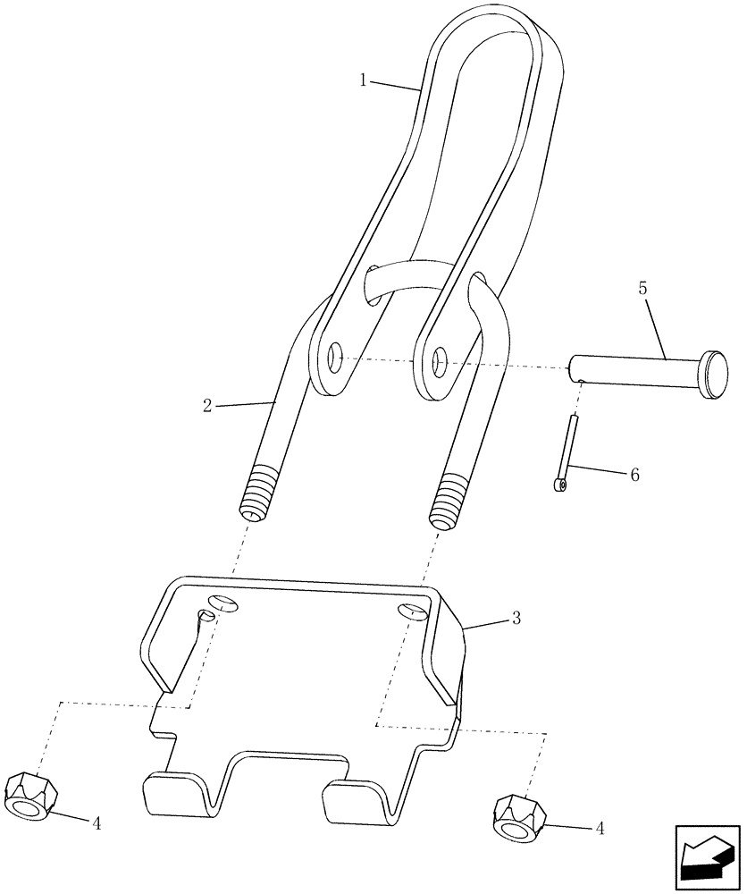 Схема запчастей Case IH 7010 - (74.140.15[01]) - LATCH ASSEMBLY - CLEANOUT DOOR - PRIOR TO 4/08 (74) - CLEANING