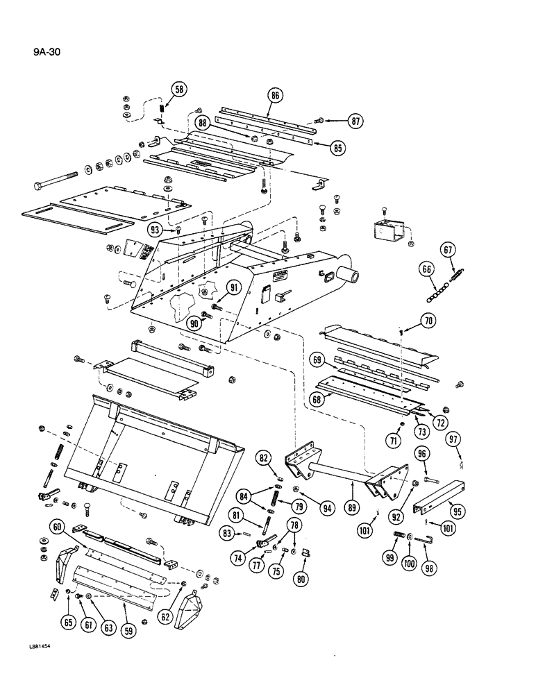 Схема запчастей Case IH 1640 - (9A-30) - FEEDER, (CONT) (13) - FEEDER