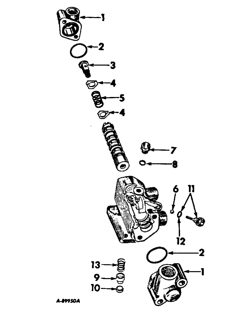 Схема запчастей Case IH 4156 - (J-10) - STEERING MECHANISM, POWER STEERING PILOT VALVE Steering Mechanism