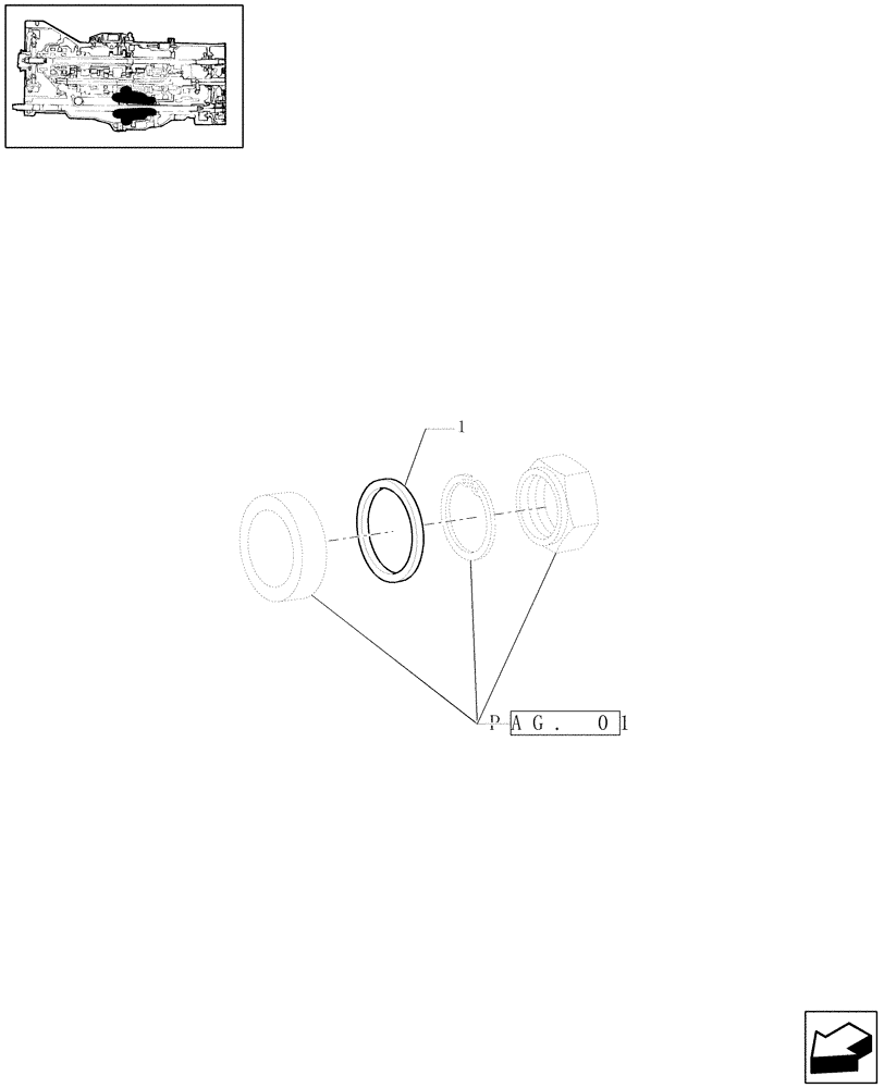 Схема запчастей Case IH PUMA 195 - (1.32.1[04]) - CENTRAL REDUCTION GEARS (03) - TRANSMISSION