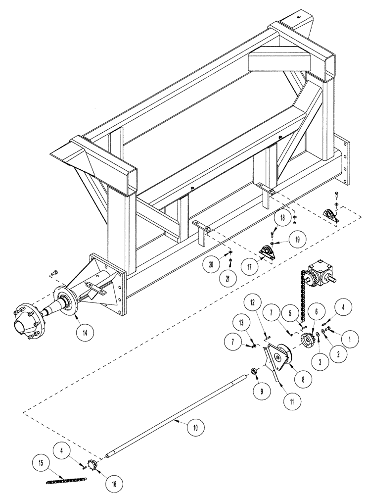 Схема запчастей Case IH 1124 - (E19) - ASSY-CLUTCH 