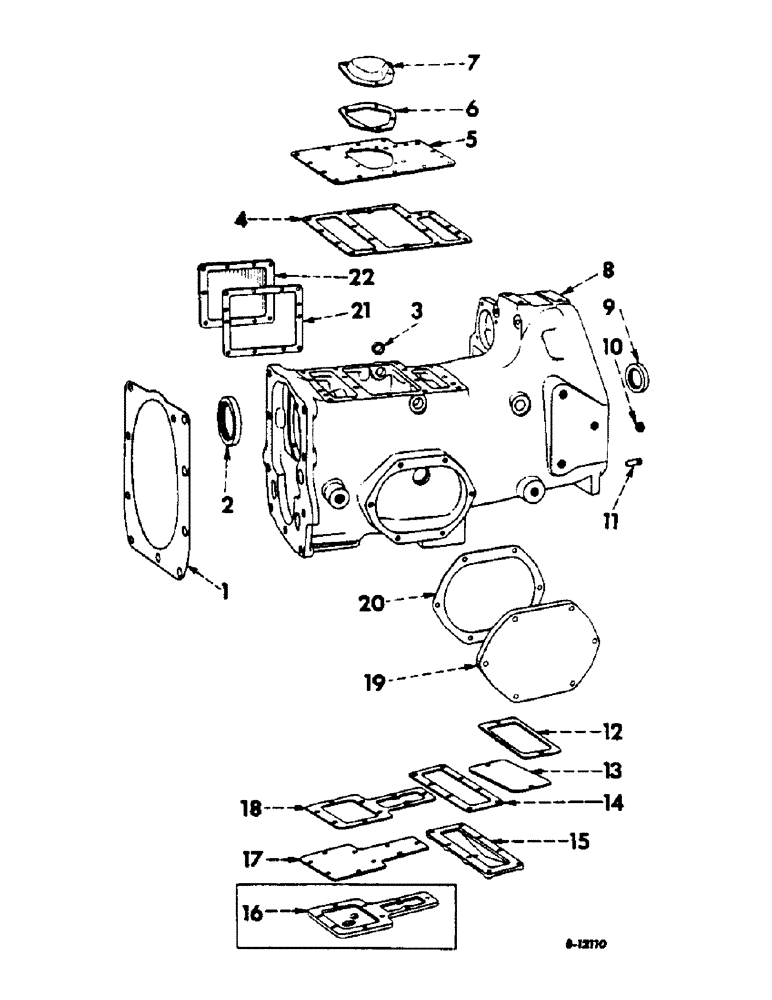 Схема запчастей Case IH 460 - (100) - CLUTCH, CLUTCH HOUSING AND COVER (03.1) - CLUTCH