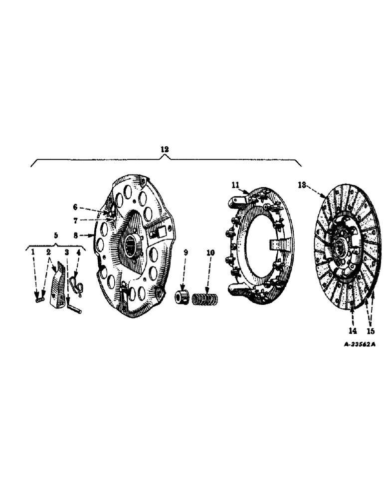 Схема запчастей Case IH 400-SERIES - (260) - CHASSIS, CLUTCH, IH (12) - CHASSIS