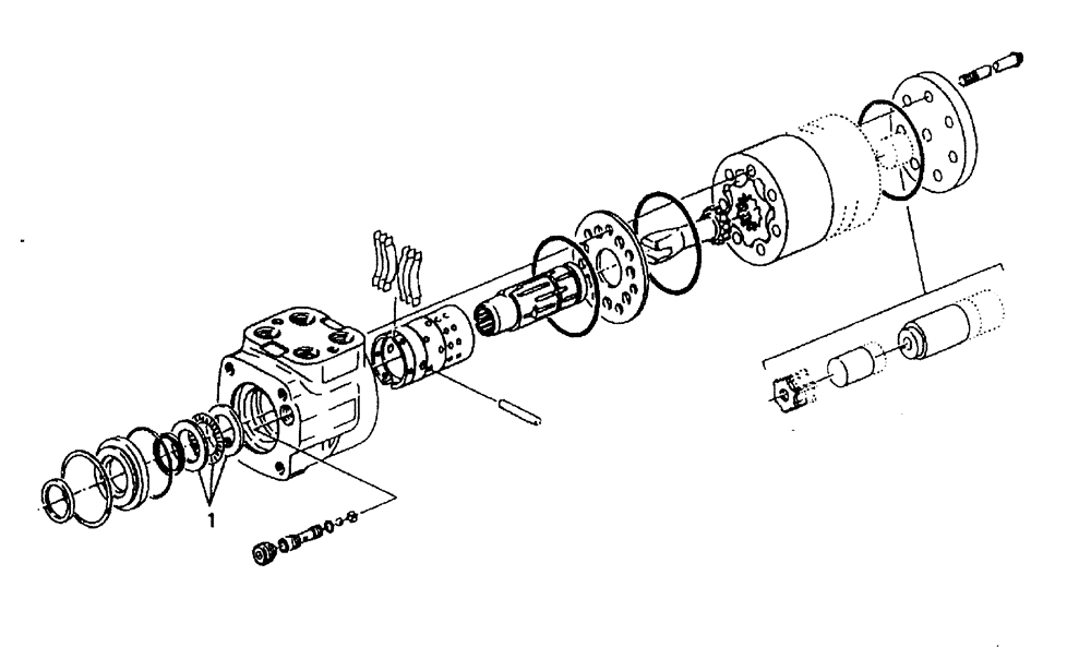 Схема запчастей Case IH 7700 - (B03[11]) - HYDRAULIC MOTOR ORBITROL CHAR-LYNN: 22.6 CU. IN. Hydraulic Components & Circuits