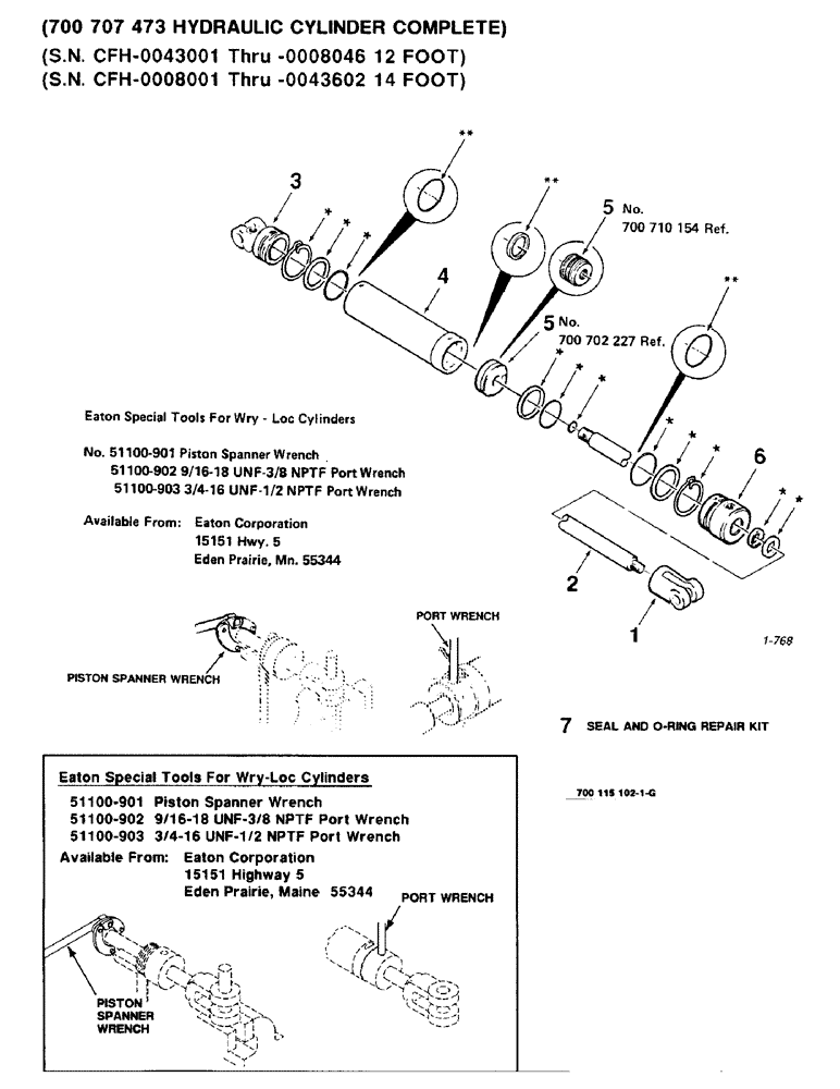 Схема запчастей Case IH 8370 - (8-24) - MASTER CYLINDER., HYD., HEADER LIFT ASSY. (08) - HYDRAULICS