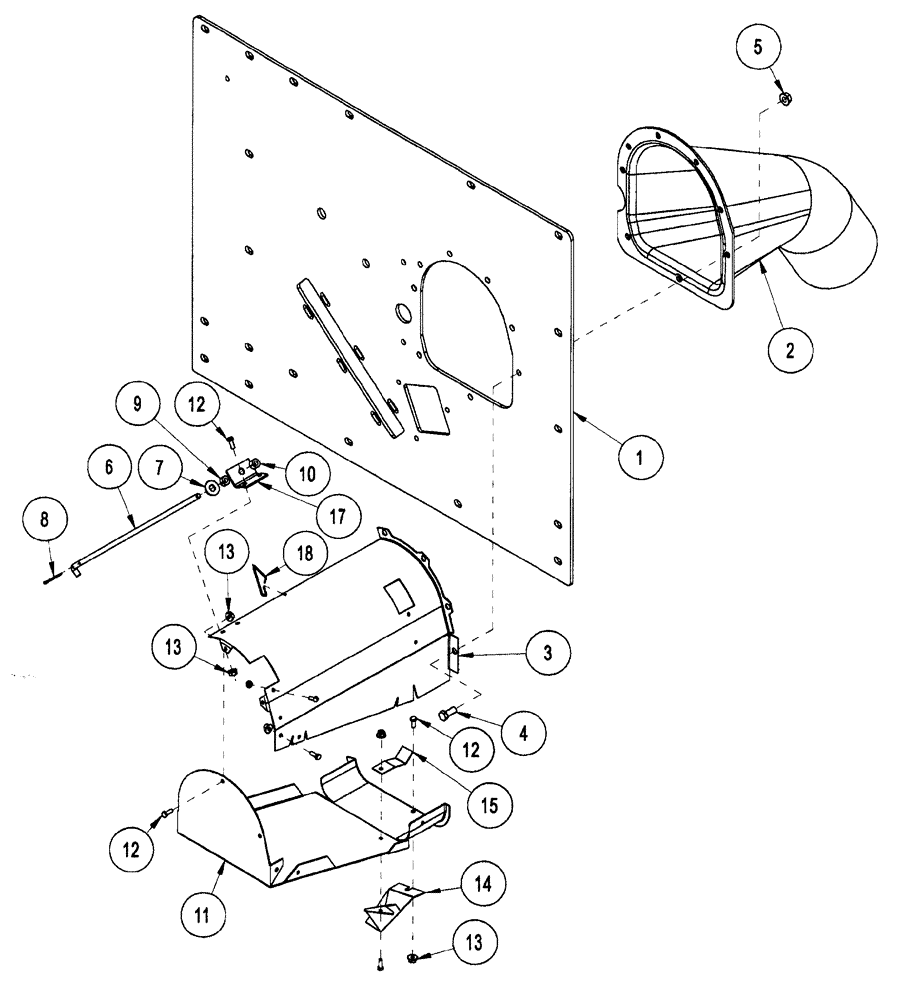 Схема запчастей Case IH CONCORD - (9C-12) - MAILBOX ASSEMBLY 