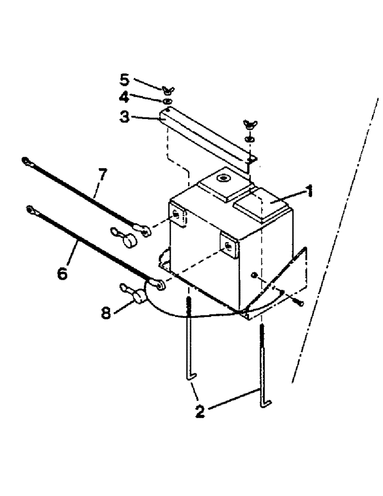 Схема запчастей Case IH AS1502 - (41) - BATTERY ASSEMBLY (55) - ELECTRICAL SYSTEMS