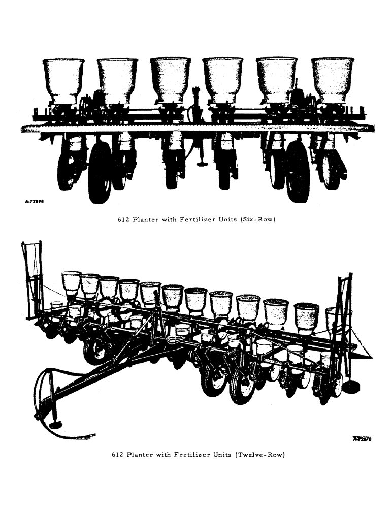 Схема запчастей Case IH 612 - (H-02) - 612 PLANTER 